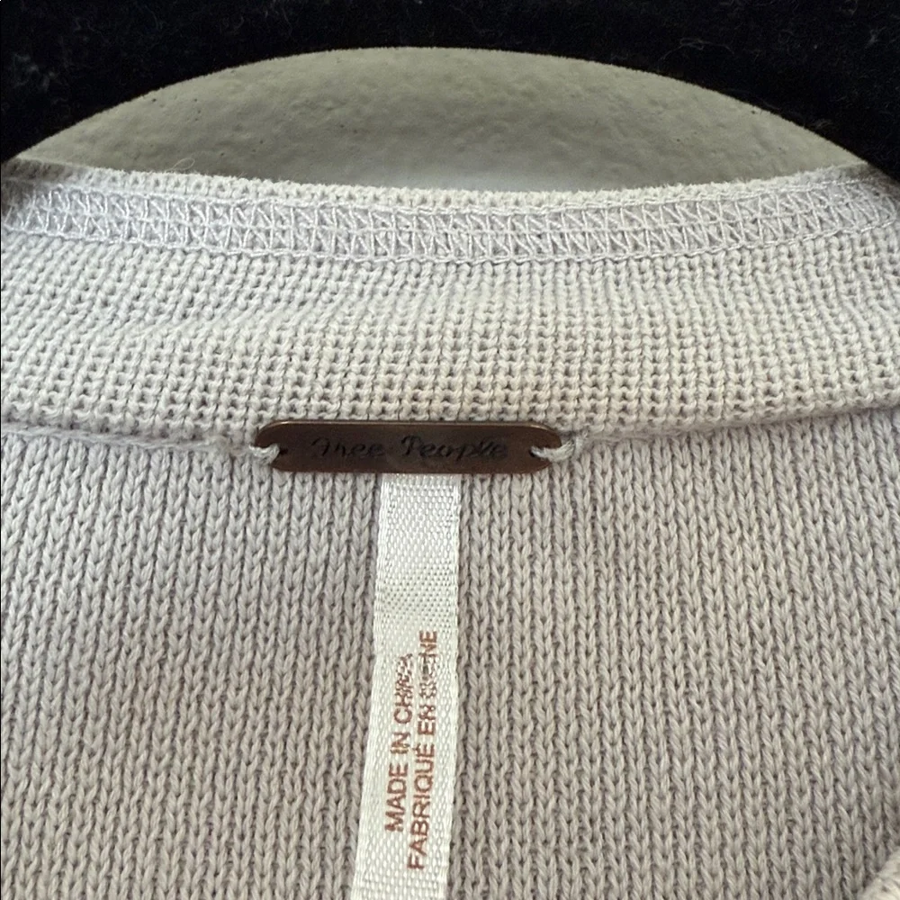 Free People Women’s XS Jacket Button Up Floral Tan/Cream Boho Flaw - Picture 5 of 10